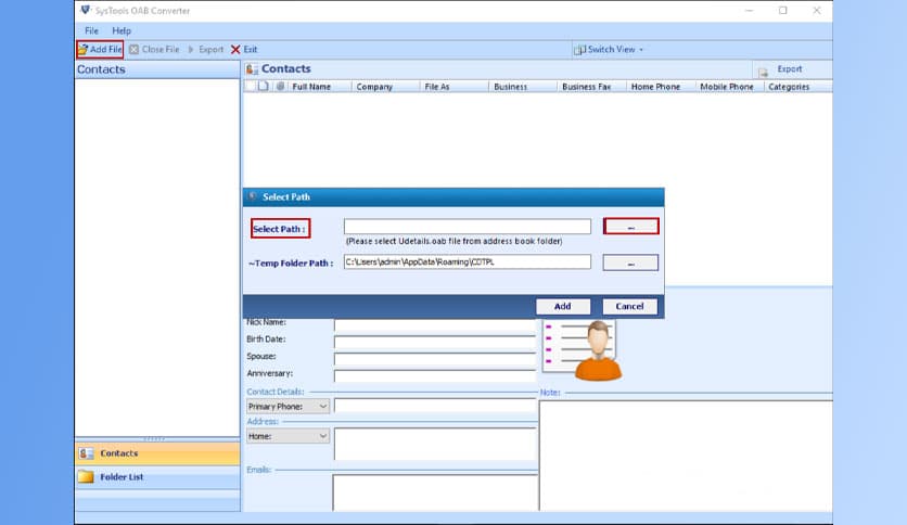 SysTools OAB Converter 4.0
