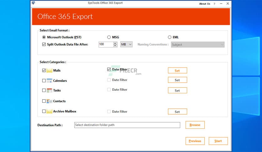 SysTools Office 365 Export 4.1