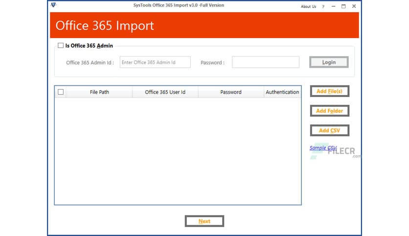 SysTools Office 365 Import 3.1
