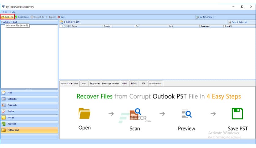 SysTools Outlook Recovery 9.2