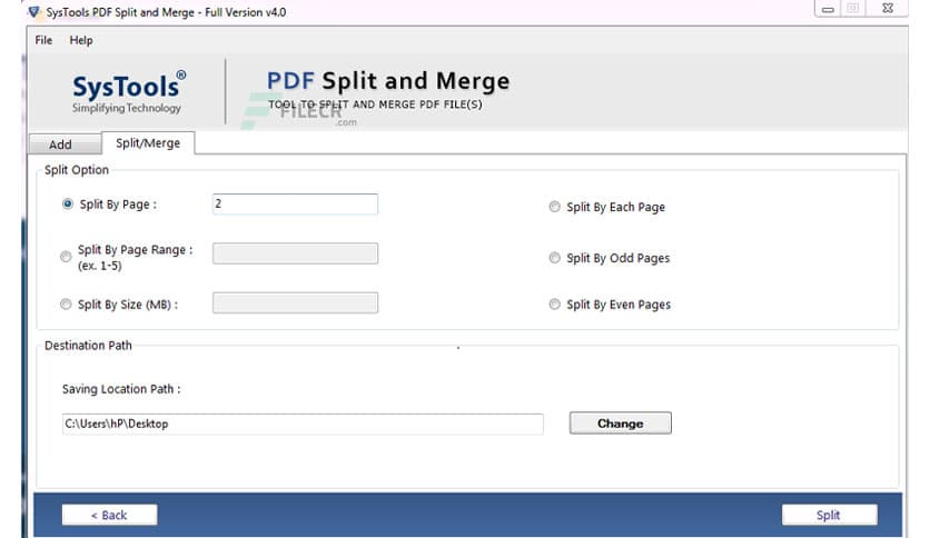 SysTools PDF Split & Merge 5.0