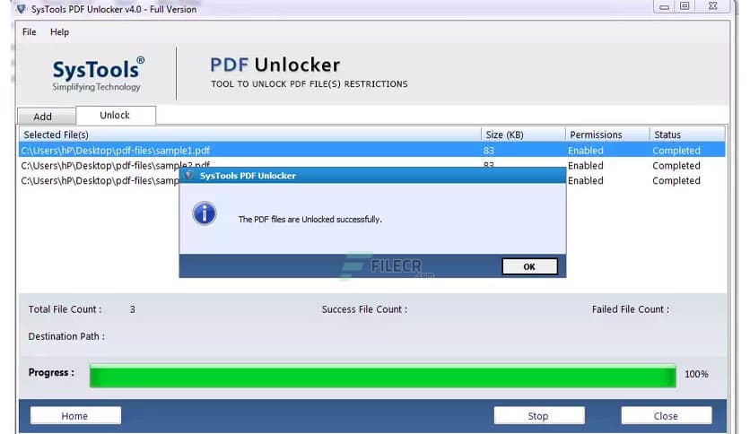 SysTools PDF Unlocker 5.3