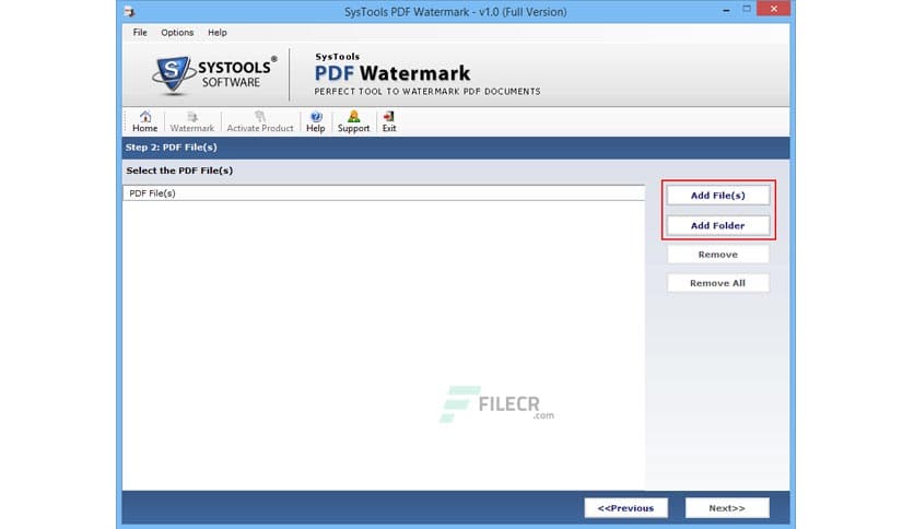 SysTools PDF Watermark 5.1