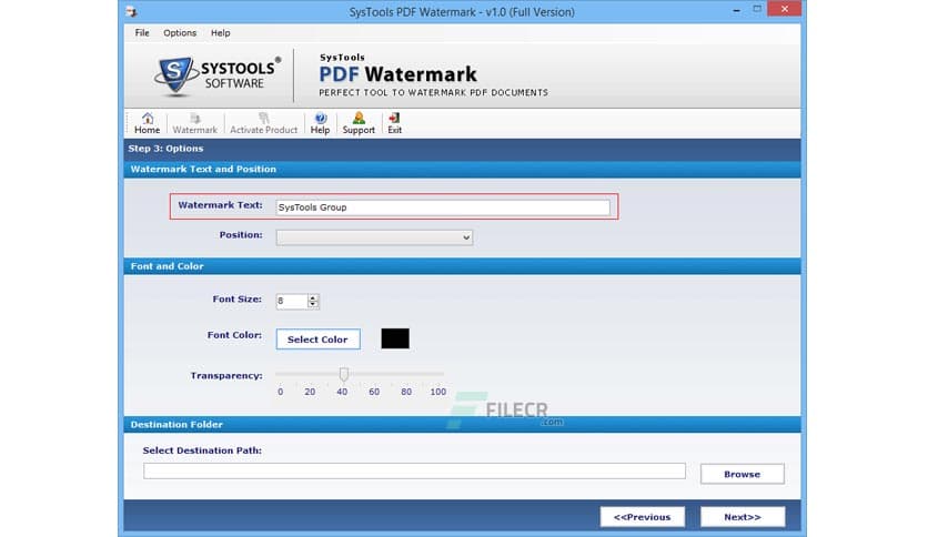 SysTools PDF Watermark 5.1