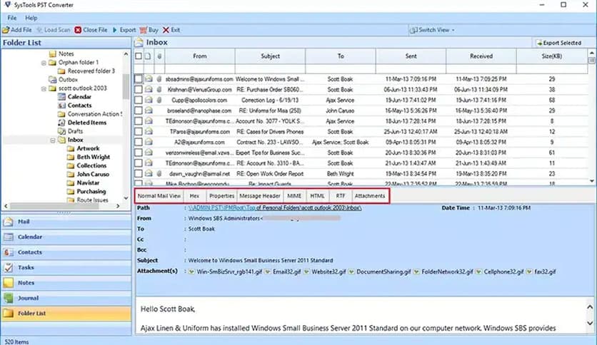 SysTools PST Converter 9.2