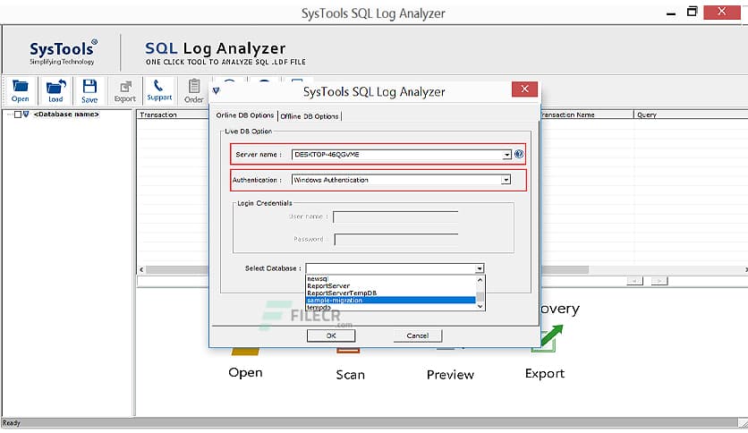 SysTools SQL Log Analyzer 9.1
