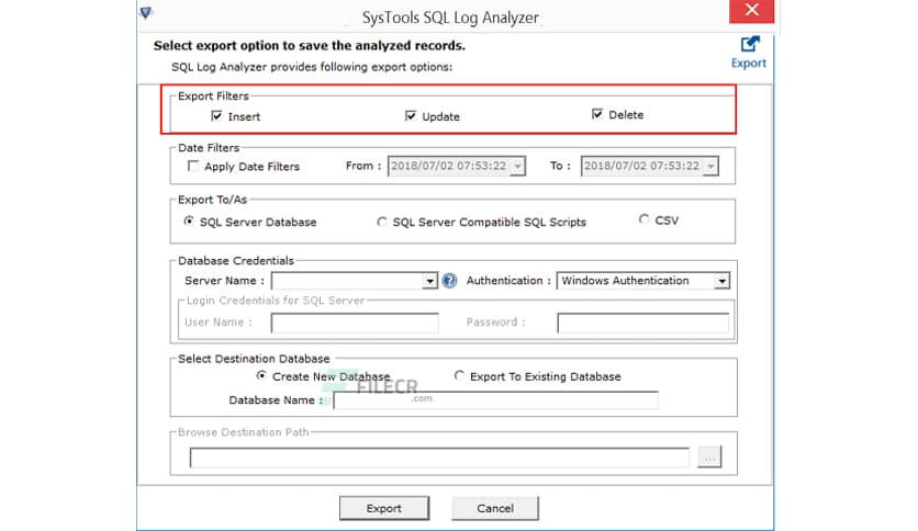 SysTools SQL Log Analyzer 9.1