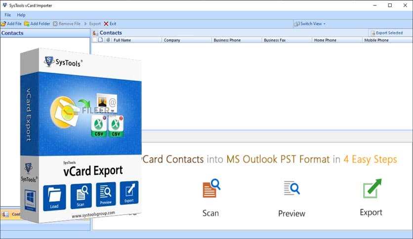 SysTools vCard Importer 7.0
