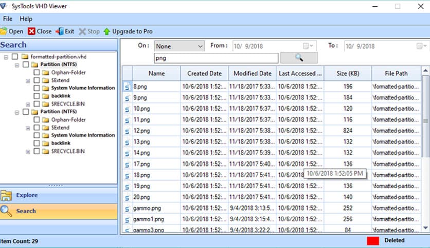 SysTools VHD Viewer Pro 11.0