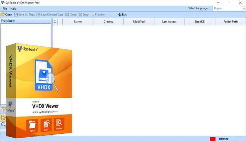 SysTools VHDX Viewer Pro 11.0