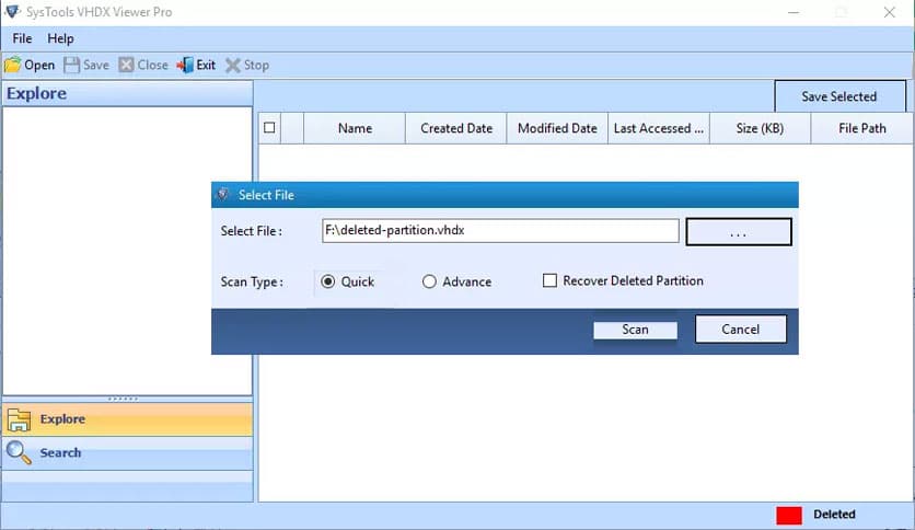 SysTools VHDX Viewer Pro 11.0