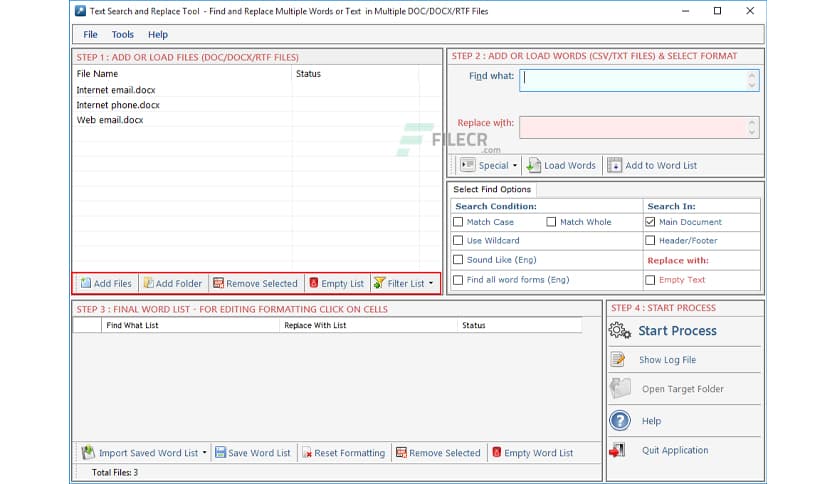 Text Search and Replace Tool 4.6.1.23