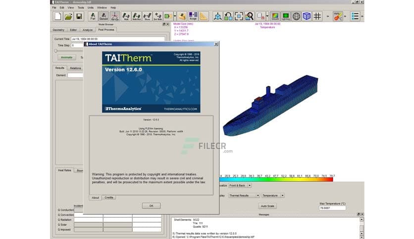 ThermoAnalytics TAITherm 2020.2.0