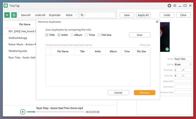 iTubeGo TidyTag Music Tag Editor 2.0.0