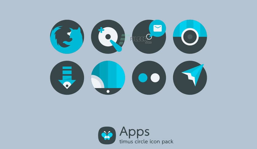 Timus Spin: Dark Icon Pack 15.1