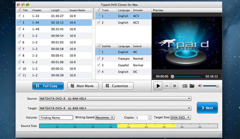 Tipard DVD Cloner 6.2.50