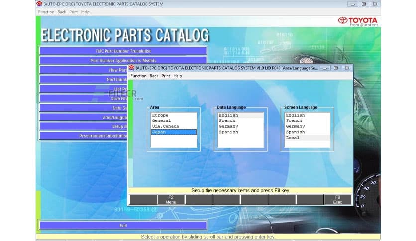 Toyota EPC V1.0 L60 R050 (05.2021)
