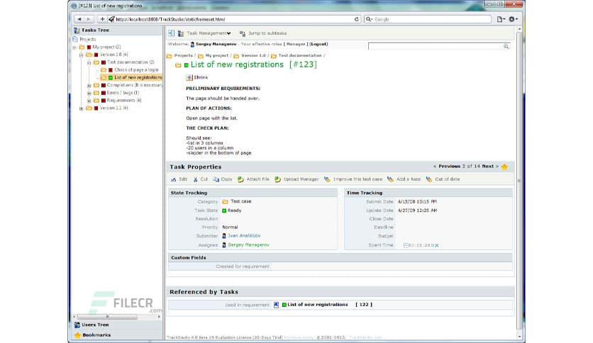 TrackStudio Enterprise 5.5.0.06.10.2020