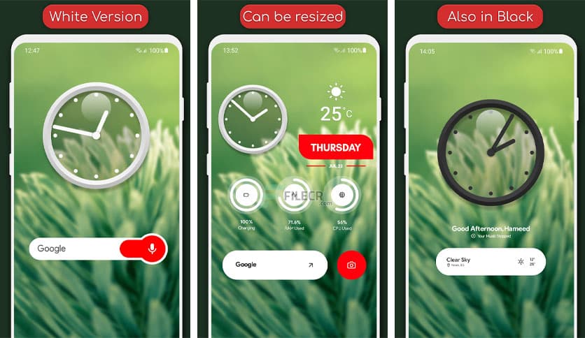 Transparent Analog Clock v2.2