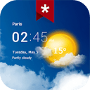 Transparent Clock and Weather Pro 9.01.2