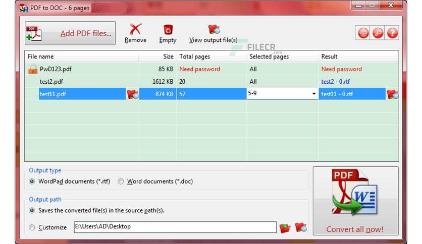 TriSun PDF to DOC 16.1 Build 066