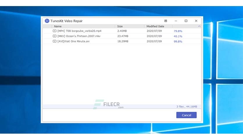 TunesKit Video Repair 2.0.0.11