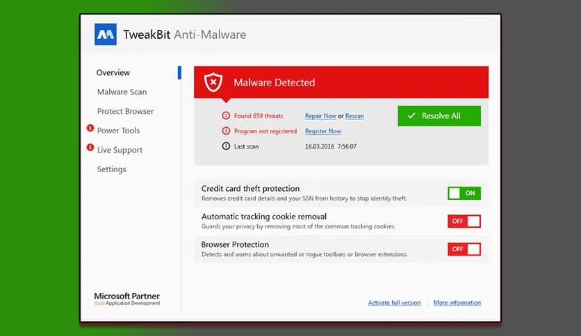 TweakBit Anti-Malware 2.2.1.3