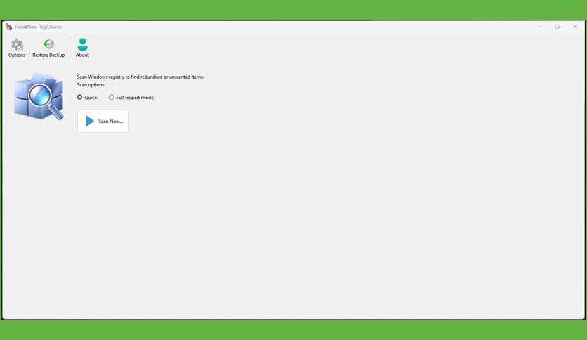 TweakNow RegCleaner 2.5.1