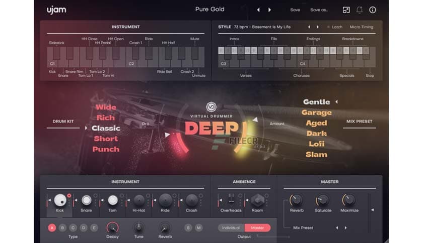 UJAM Virtual Drummer DEEP 2.4.1