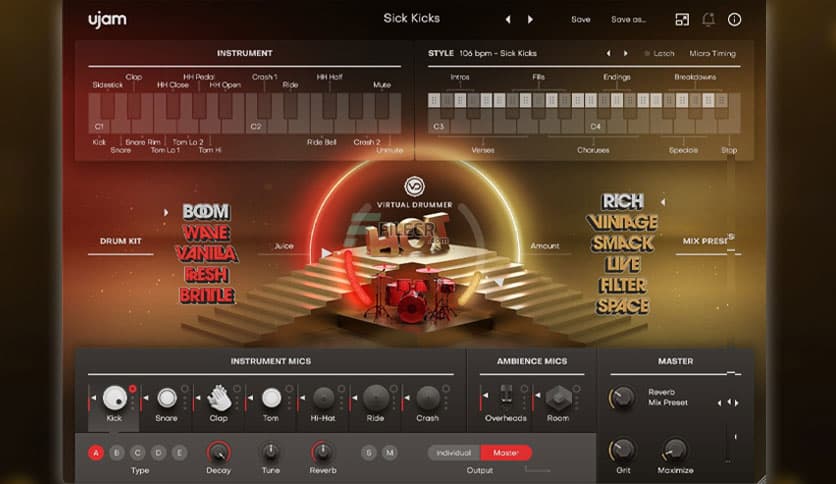 uJAM Virtual Drummer HOT 2.4.1