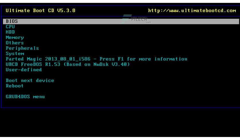 Ultimate Boot CD 5.3.9