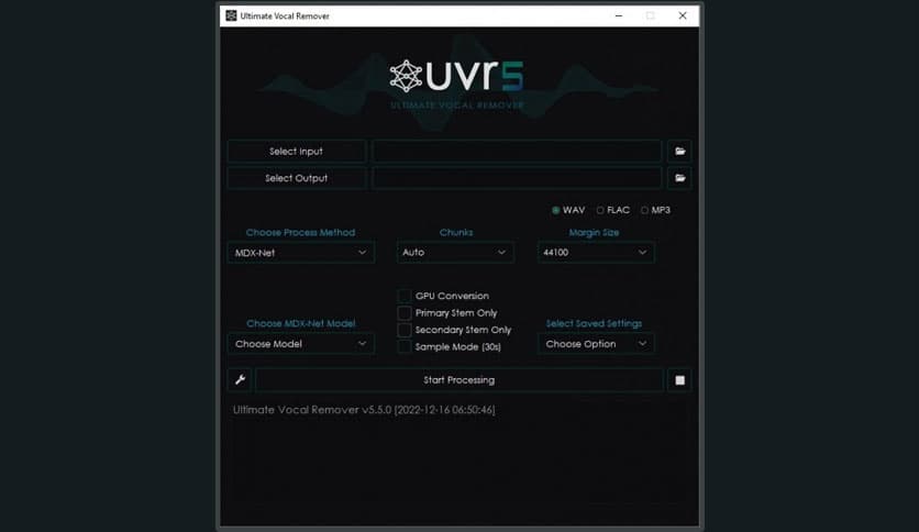 Ultimate Vocal Remover GUI 5.6.1