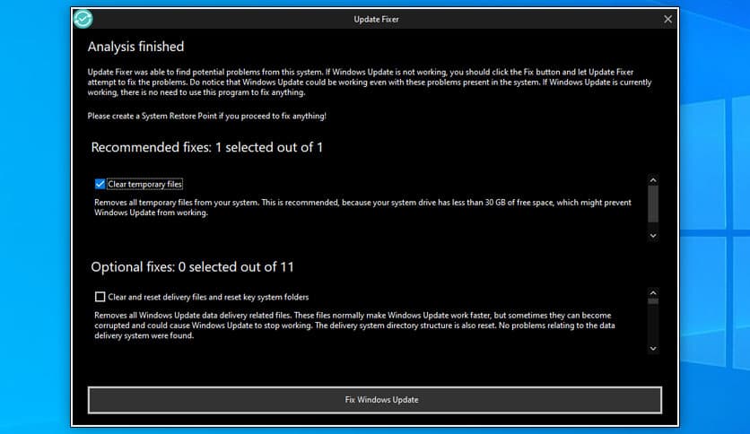 Update Fixer 1.3.0.20