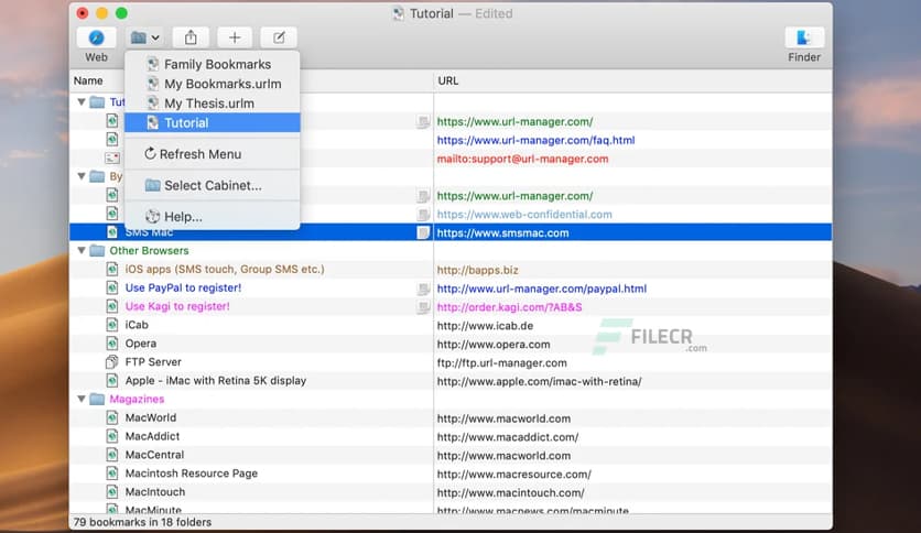 URL Manager Pro 6.4.7