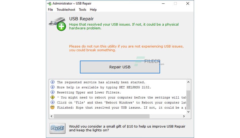 Rizonesoft USB Repair 11.2.3.2380