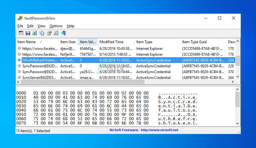 VaultPasswordView 1.11