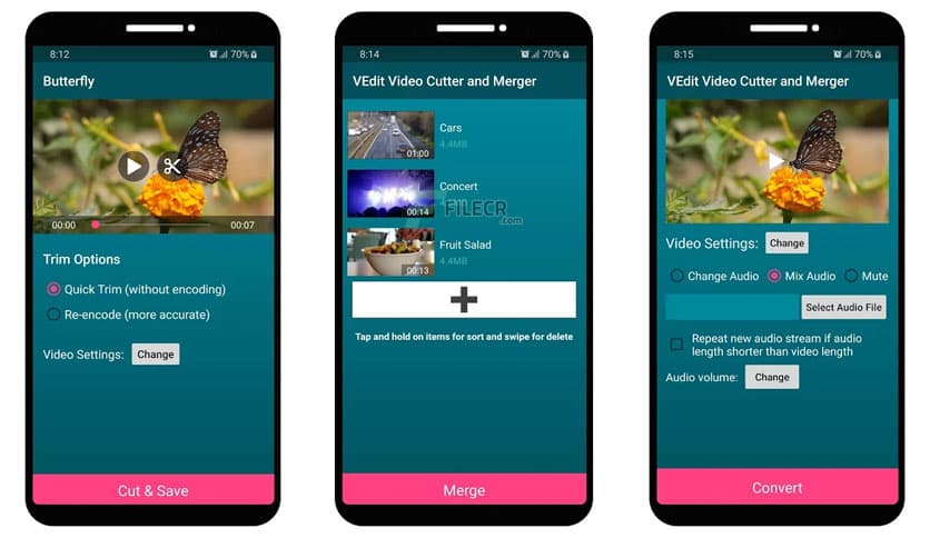 VEdit Video Cutter and Merger 7.4
