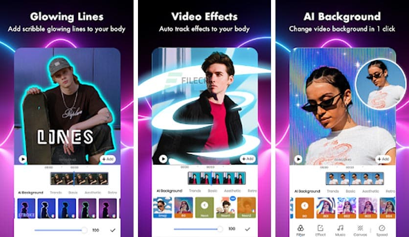 Veffecto – Neon Video Effects v1.3.3