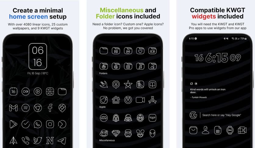 Vera Outline White Icon Pack 6.4.7