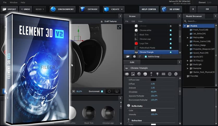 Video Copilot Element 3D 2.2.3 (2192)