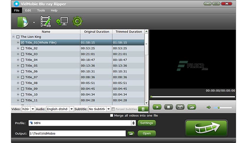 VidMobie Blu-ray Ripper 2.1.5