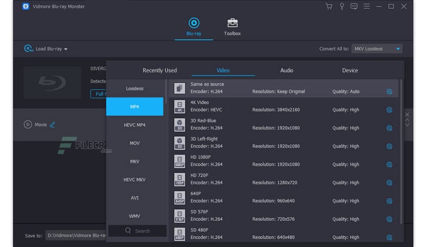Vidmore Blu-ray Monster 1.0.16