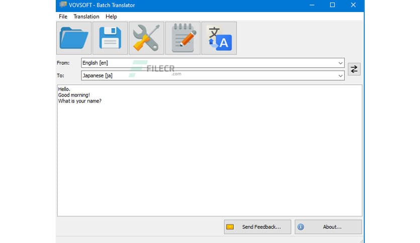 VovSoft Batch Translator 4.8