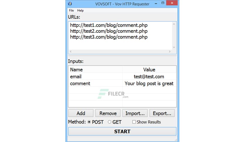 VovSoft Http Requester 6.4