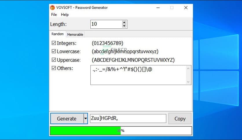 Vovsoft Password Generator 2.1