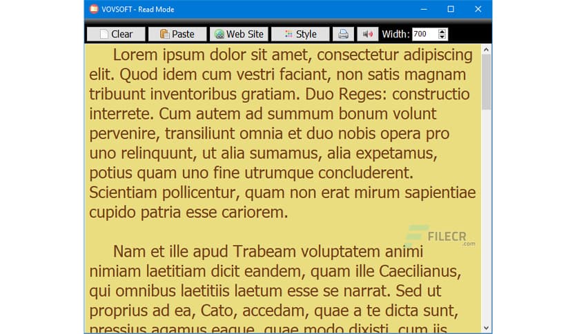 VovSoft Read Mode 2.7