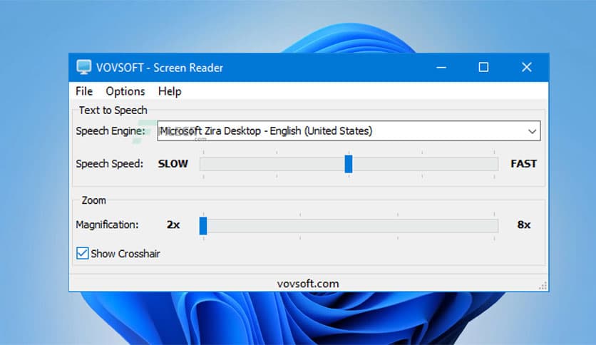 VovSoft Screen Reader 1.2