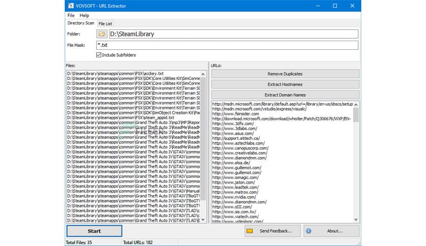 VovSoft URL Extractor 2.6