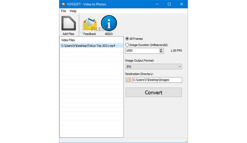 VovSoft Video to Photos 1.6.0