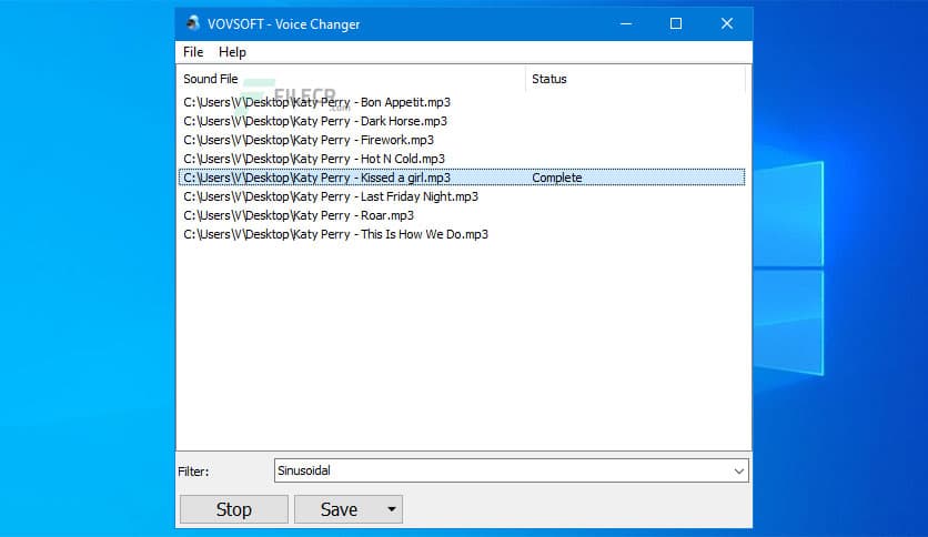 VovSoft Voice Changer 1.2